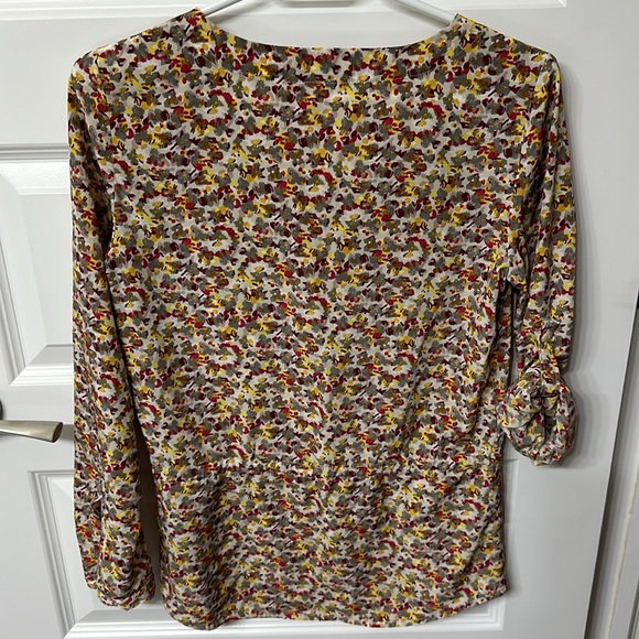 Women’s Gap XS Stunning Printed Long Sleeve Blouse/Dress Shirt - Picture 4 of 14